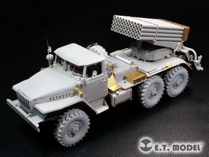 1/35 现代俄罗斯 BM-21 冰雹122毫米多管火箭炮改造蚀刻片(配小号手01013) - 点击图像关闭