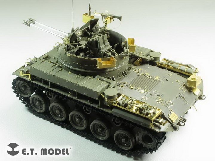 1/35 越战美国 M42A1 自行防空炮后期型改造蚀刻片(配AFV Club)