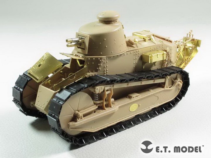 1/35 一战法国 FT-17 雷诺轻型坦克铸造炮塔型改造蚀刻片(配Meng TS-008)