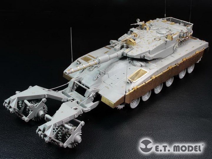 1/35 现代以色列梅卡瓦3(BAZ)型主战坦克改造蚀刻片(配Meng TS-005)