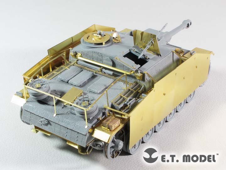 1/35 二战德国三号突击炮G型初期型改造蚀刻片(配威龙)