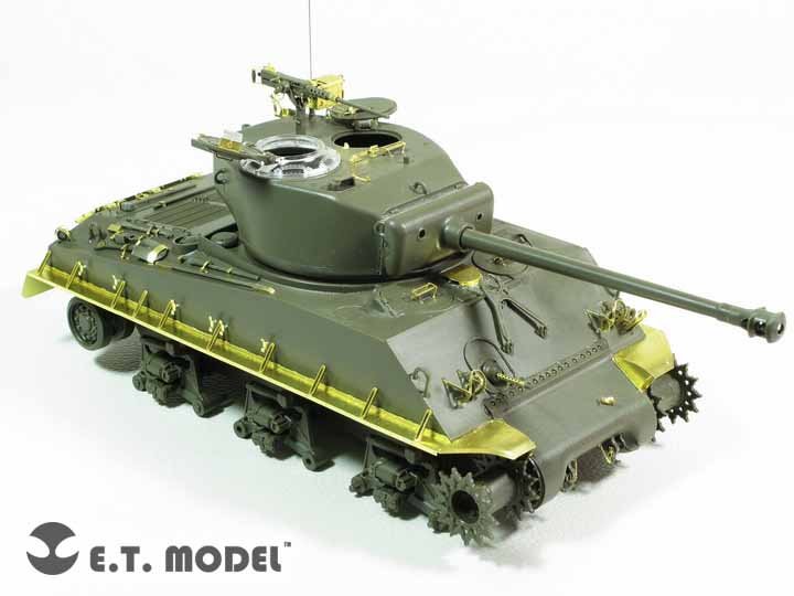 1/35 二战美国 M4A3E8 谢尔曼中型坦克改造蚀刻片(配飞鸟/田宫)