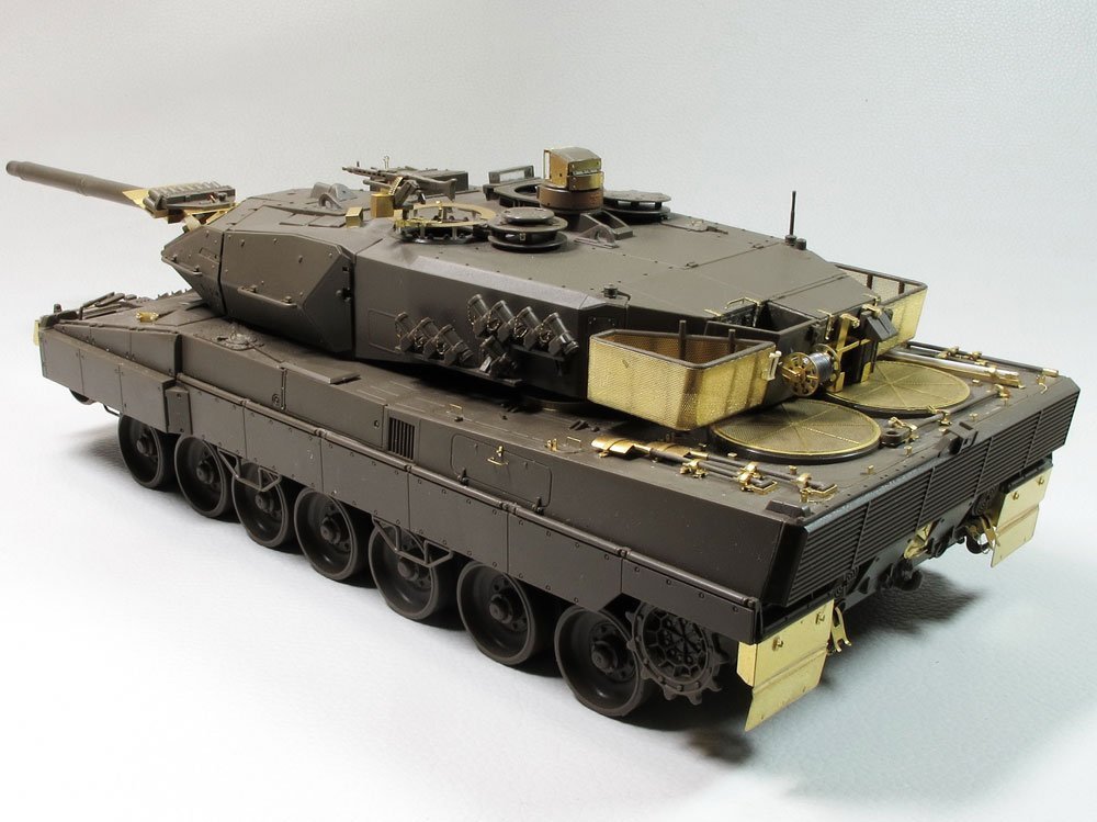 1/35 现代德国豹2A5/A6主战坦克改造蚀刻片(配田宫)