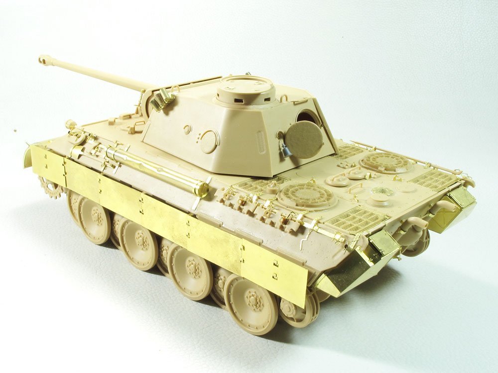 1/35 二战德国豹式中型坦克D型改造蚀刻片(配田宫35345)
