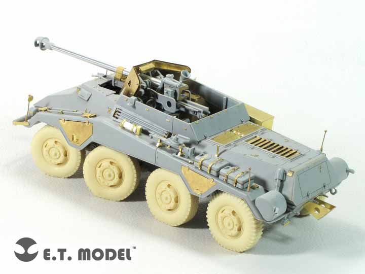 1/35 二战德国 Sd.Kfz.234/4 轮式坦克歼击车改造蚀刻片(配威龙)