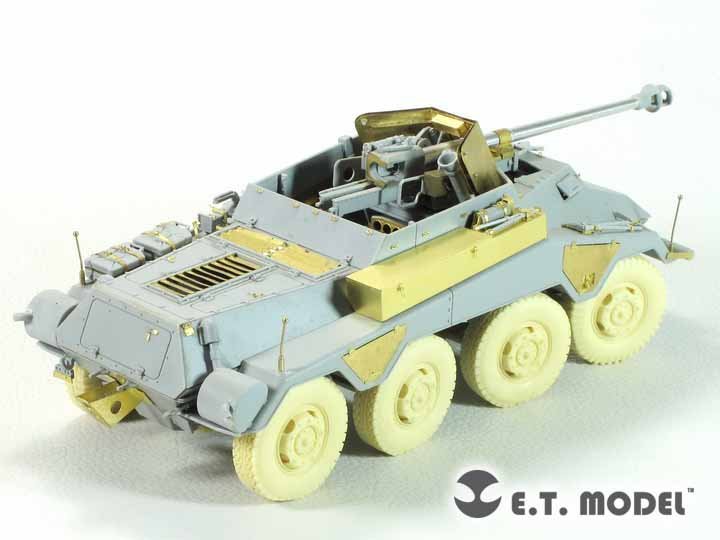 1/35 二战德国 Sd.Kfz.234/4 轮式坦克歼击车改造蚀刻片(配威龙)