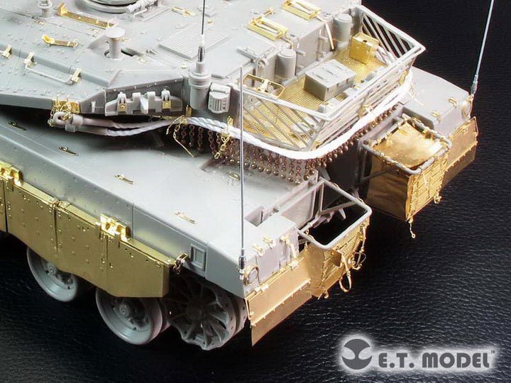 1/35 现代以色列梅卡瓦3D型主战坦克后期低强度战争型改造蚀刻片(配Meng TS-025)