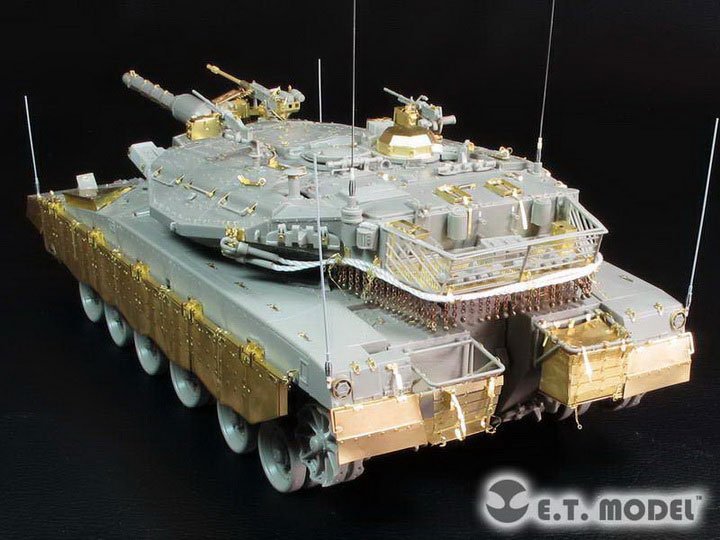 1/35 现代以色列梅卡瓦3D型主战坦克后期低强度战争型改造蚀刻片(配Meng TS-025)