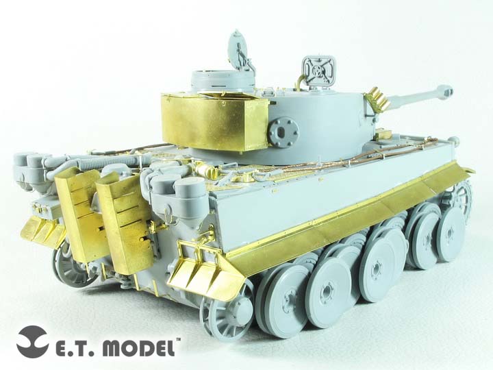 1/35 二战德国虎式重型坦克极初期型(突尼斯, 第501重装甲营)改造蚀刻片(配威龙)