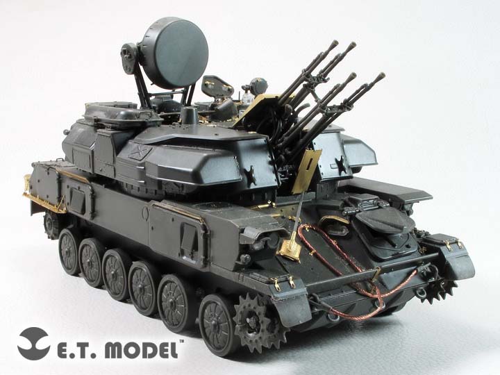1/35 现代俄罗斯 ZSU-23-4 石勒喀自行防空炮改造蚀刻片(配Meng TS-023)