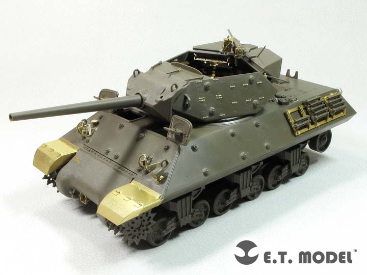 1/35 二战美国 M10 狼獾坦克歼击车中期型改造蚀刻片(配田宫35350)