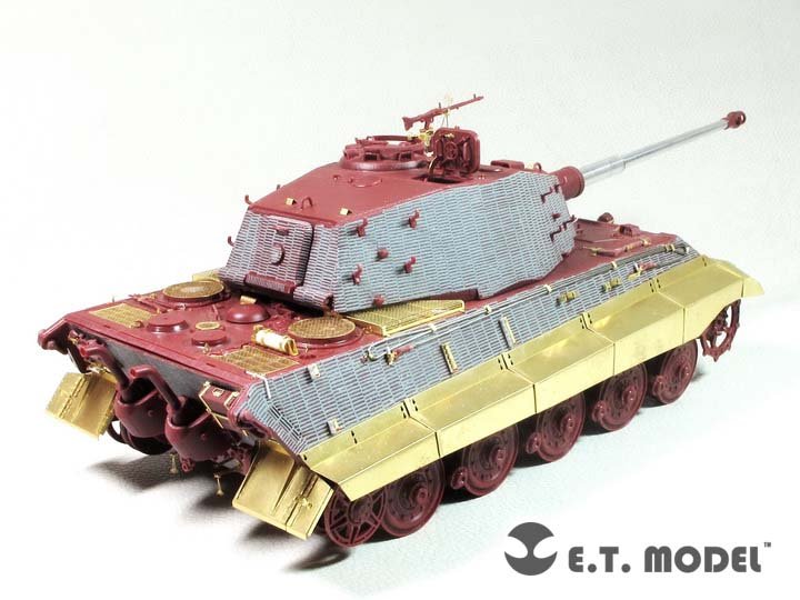 1/35 二战德国虎王重型坦克亨舍尔炮塔型改造蚀刻片(配Meng Model) - 点击图像关闭