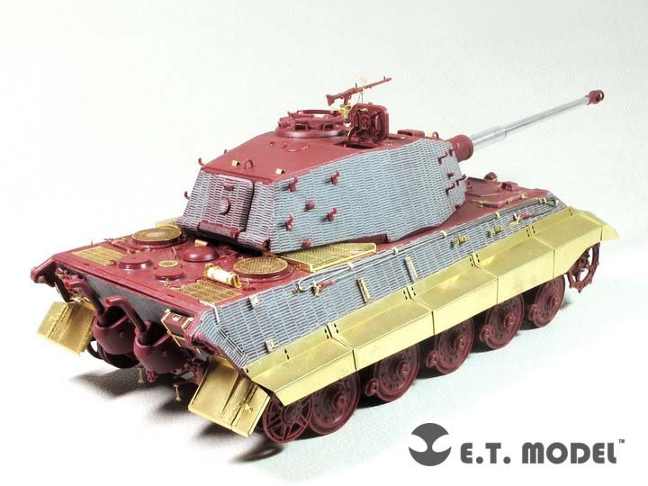 1/35 二战德国虎王重型坦克亨舍尔炮塔型改造蚀刻片(配Meng Model)