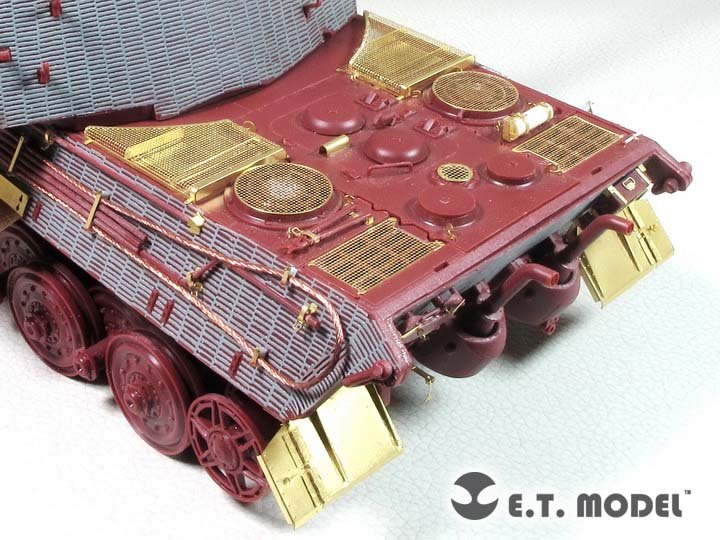 1/35 二战德国虎王重型坦克亨舍尔炮塔型改造蚀刻片(配Meng Model)