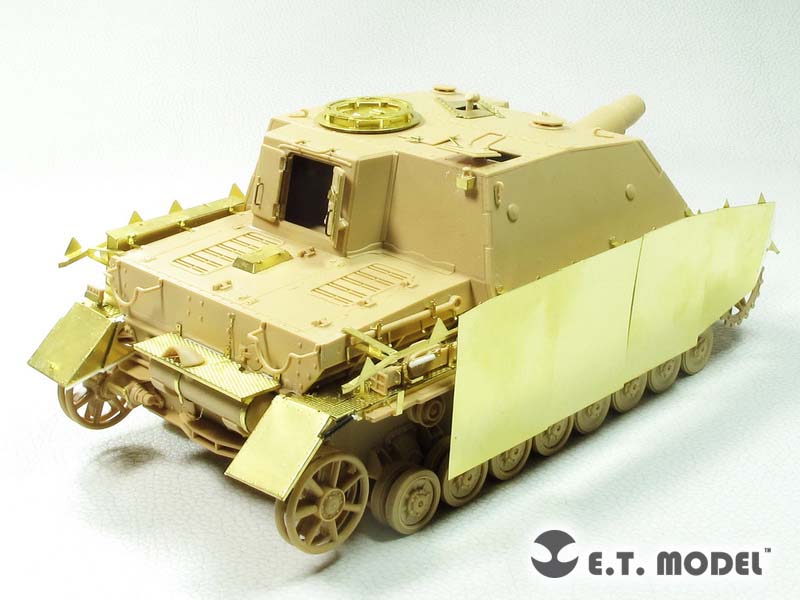 1/35 二战德国灰熊突击炮后期型细节改造蚀刻片(配田宫35353)