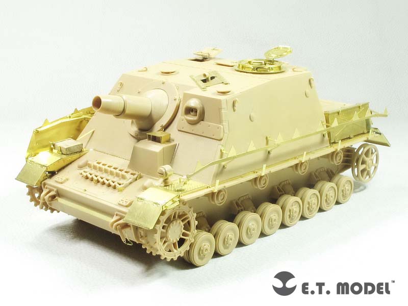 1/35 二战德国灰熊突击炮侧裙板后期型改造蚀刻片(配田宫35353)