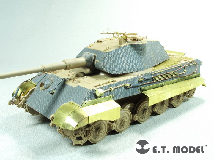 1/35 二战德国虎王重型坦克保时捷型改造蚀刻片(配Meng Model)