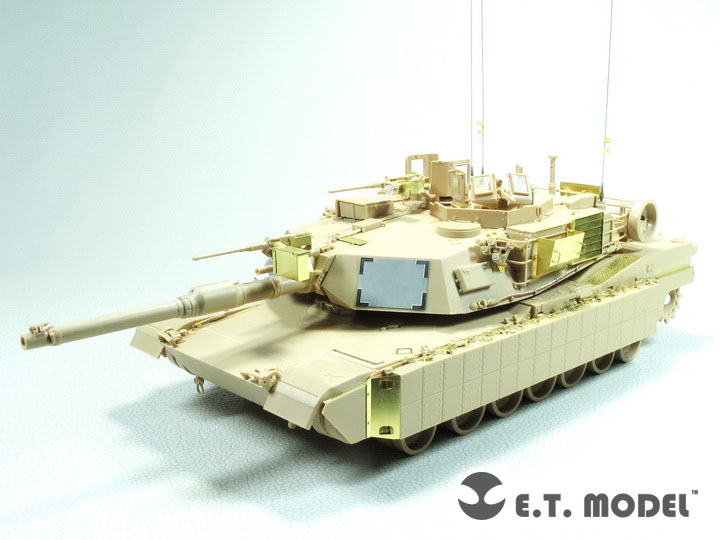 1/35 现代美国 M1A1 AIM, M1A1 TUSK 艾布拉姆斯主战坦克改造蚀刻片(配Meng TS-032) - 点击图像关闭