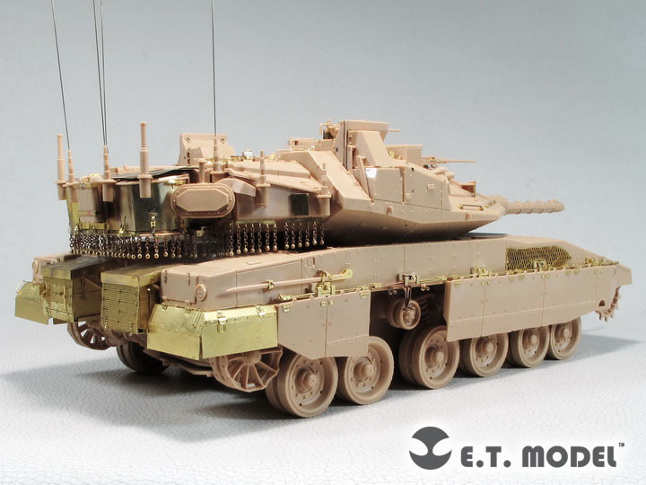 1/35 现代以色列梅卡瓦4M型主战坦克侧裙板改造蚀刻片(配Meng TS-036) - 点击图像关闭