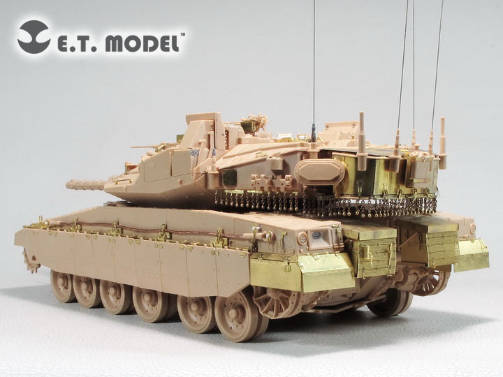 1/35 现代以色列梅卡瓦4M型主战坦克侧裙板改造蚀刻片(配Meng TS-036)