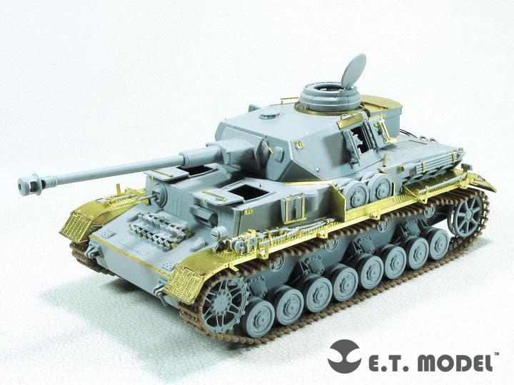 1/35 二战德国四号战车H型中期型细节改造蚀刻片(配威龙)