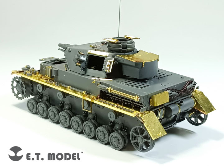 1/35 二战德国四号战车F型改造蚀刻片(配田宫35374)
