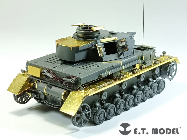 1/35 二战德国四号战车F型改造蚀刻片(配田宫35374)