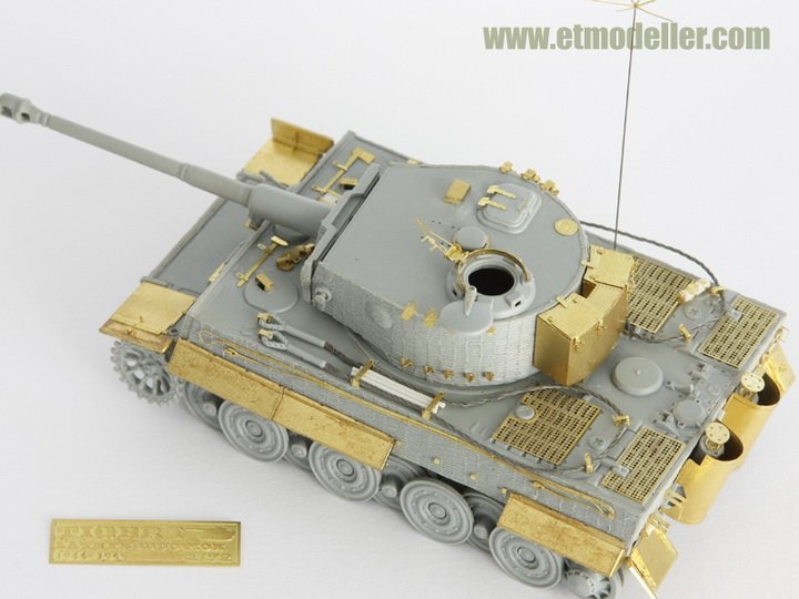 1/72 二战德国虎I重型坦克后期型改造蚀刻片(配威龙) - 点击图像关闭