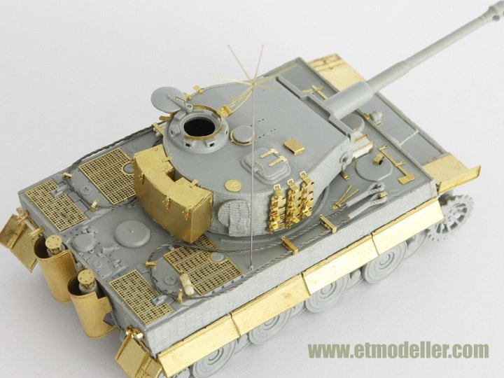 1/72 二战德国虎I重型坦克后期型改造蚀刻片(配威龙) - 点击图像关闭