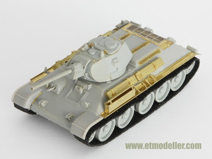 1/72 二战苏联 T-34/76 中型坦克1941年型改造蚀刻片(配威龙)