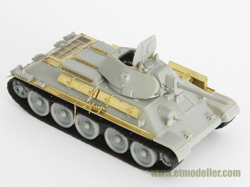 1/72 二战苏联 T-34/76 中型坦克1941年型改造蚀刻片(配威龙) - 点击图像关闭