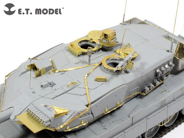 1/72 现代德国豹2A6主战坦克改造蚀刻片(配威龙)