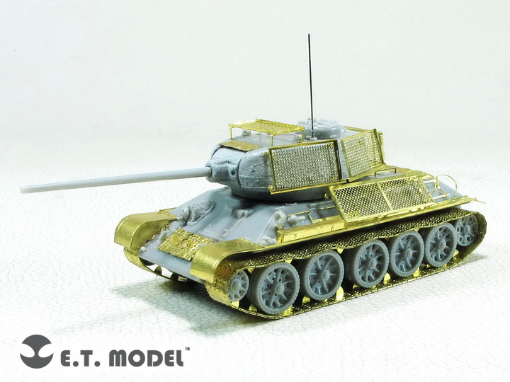 1/72 二战苏联 T-34/85 中型坦克改造蚀刻片(配威龙)