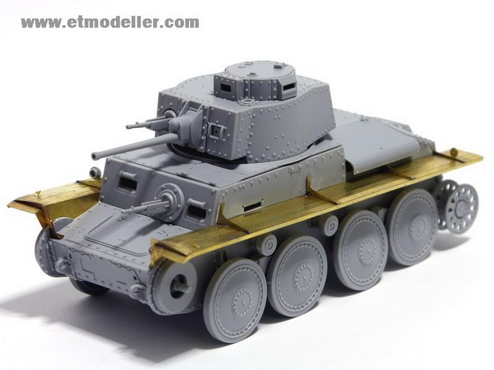 1/35 二战德国 Pz.Kpfw.38(t) 轻型坦克挡泥板改造蚀刻片(配威龙)