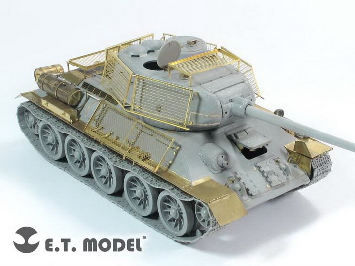 1/35 二战苏联 T-34/85, JS-2 钢丝床装甲改造蚀刻片