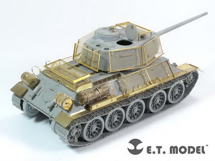 1/35 二战苏联 T-34/85, JS-2 钢丝床装甲改造蚀刻片