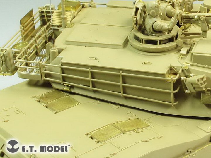 1/35 现代美国 M1A1/A2 主战坦克引擎防爆网及储物架网改造蚀刻片(配田宫35269) - 点击图像关闭