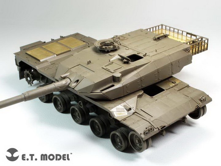 1/35 现代日本10式主战坦克引擎防爆网及储物架网改造蚀刻片(配田宫35329)