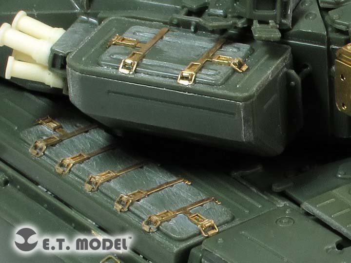 1/35 现代俄罗斯 T-72/T-90 主战坦克储物箱扣改造蚀刻片