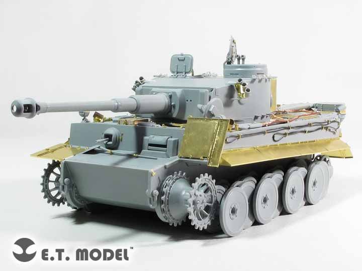 1/35 二战德国虎I重型坦克初期型挡泥板与侧裙板改造蚀刻片(配威龙) - 点击图像关闭