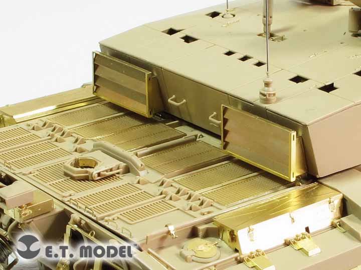 1/35 现代英国挑战者2型主战坦克引擎防爆网改造蚀刻片(配田宫35274) - 点击图像关闭