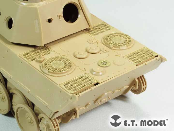 1/35 二战德国豹式中型坦克D型引擎防爆网改造蚀刻片(配田宫35345) - 点击图像关闭