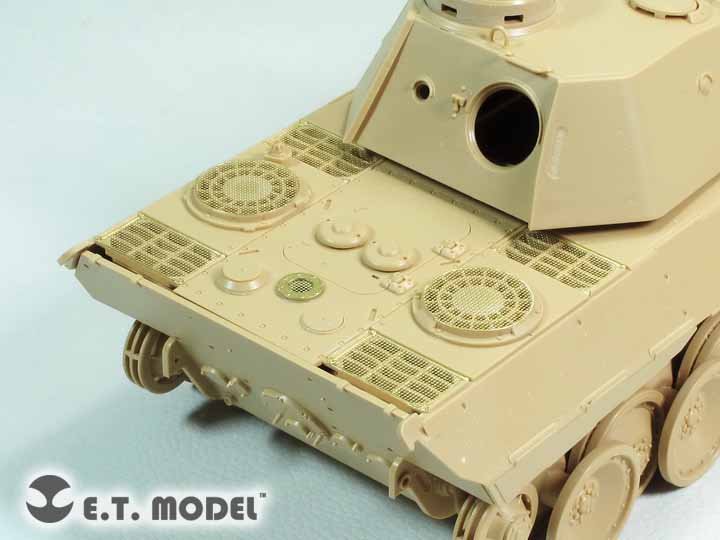 1/35 二战德国豹式中型坦克D型引擎防爆网改造蚀刻片(配田宫35345) - 点击图像关闭