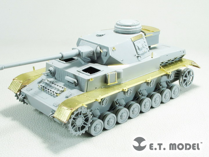 1/35 二战德国四号战车H型中期型挡泥板改造蚀刻片(配威龙)