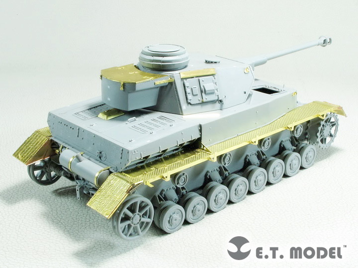 1/35 二战德国四号战车H型中期型挡泥板改造蚀刻片(配威龙)