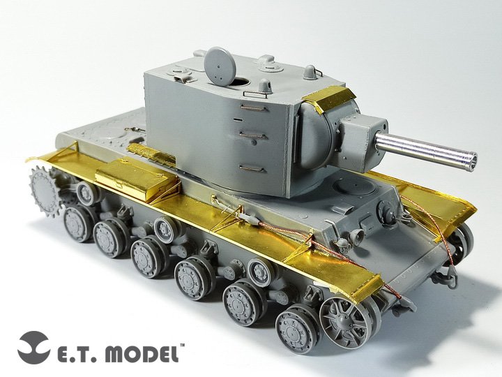 1/35 二战苏联 KV-2 重型坦克挡泥板改造蚀刻片(配小号手)