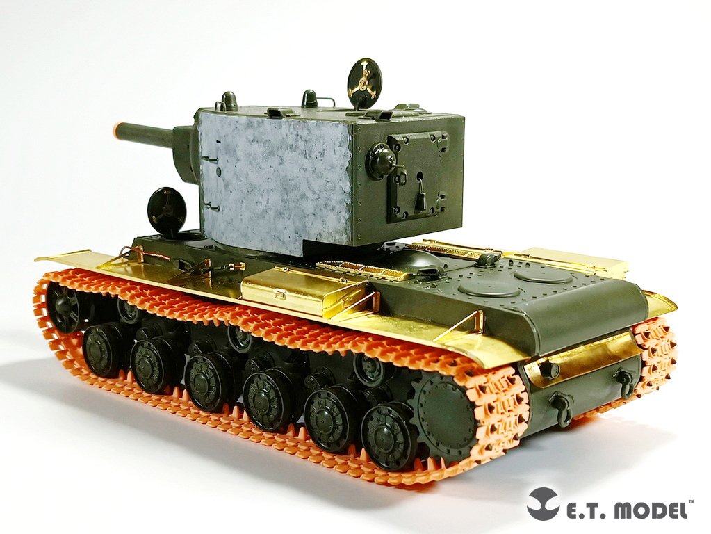 1/72 二战苏联 KV-2 重型坦克挡泥板改造蚀刻片(配田宫35375)