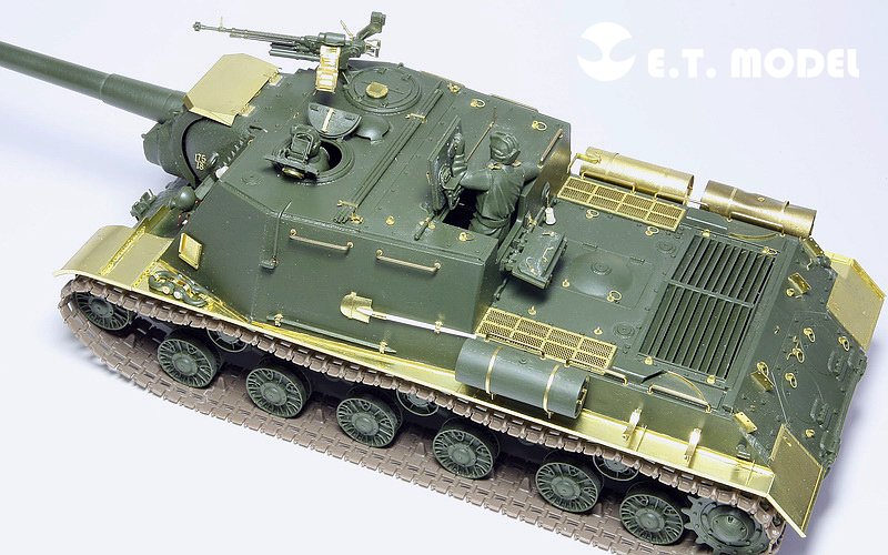 1/35 二战苏联 JSU-152 重型自行火炮超值改造蚀刻片(配田宫35303)