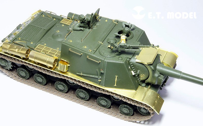 1/35 二战苏联 JSU-152 重型自行火炮超值改造蚀刻片(配田宫35303)