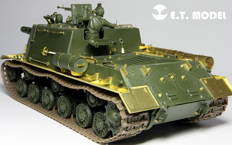 1/35 二战苏联 JSU-152 重型自行火炮超值改造蚀刻片(配田宫35303)